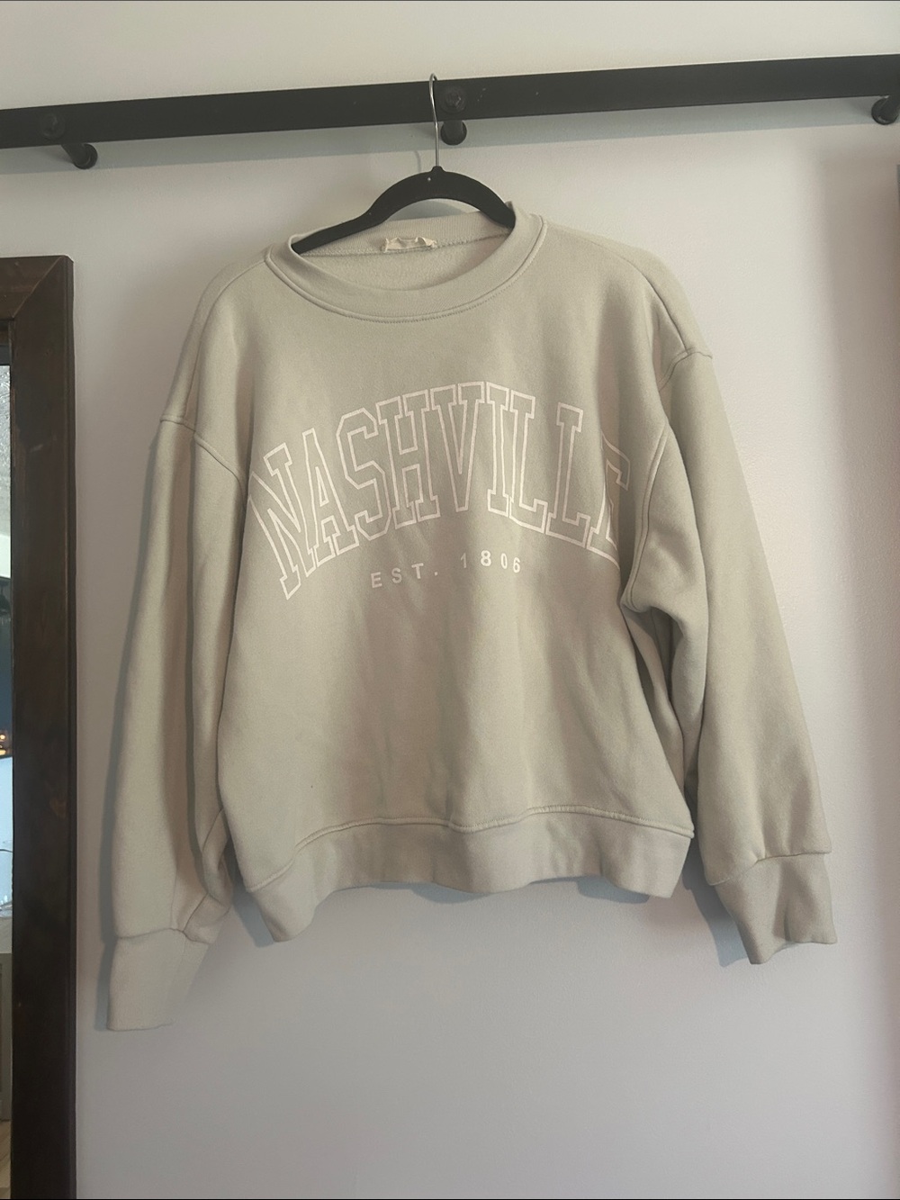 Altere’d State Nashville Graphic Crewneck Sweatshirt - Light Sage